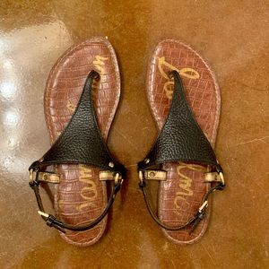 Sam Edelman Greta thong sandal in black